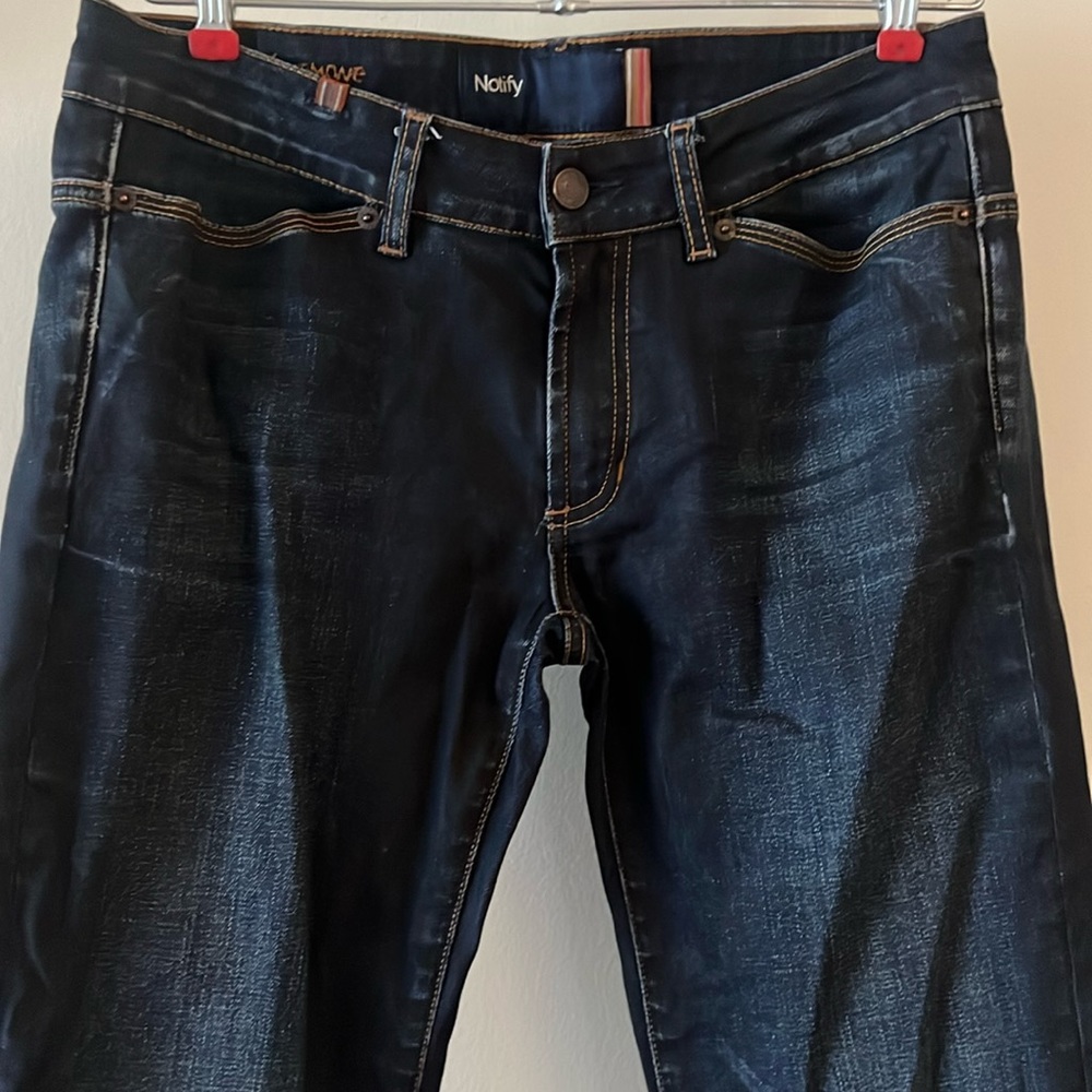 Notify Denim, Anemone straight-leg, dark blue jeans, size 30